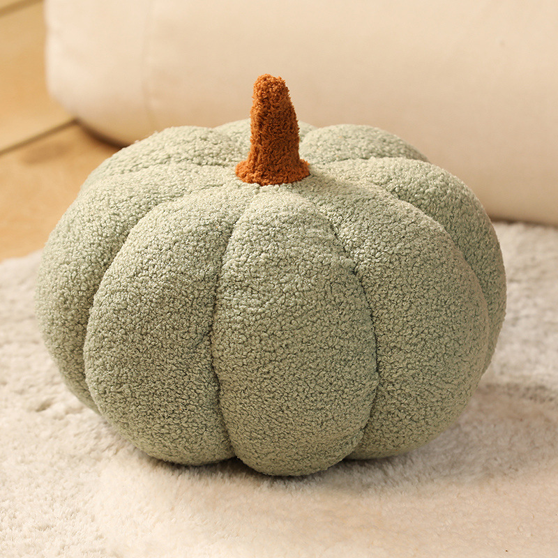 V888-ELOSUNG19077-225788-00 Light Green 2-PCS 30cm Creative Plush Pumpkin Pillow for Sofa, Window Seat & Living Room Decoration - Image 1