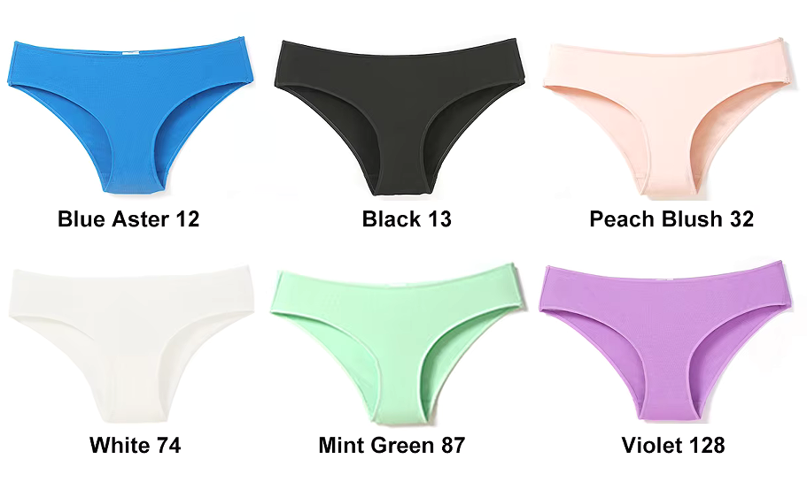 V888-ELOSUNG20113-224926-00 Comfortable Cotton Low-Waist Underwear, Breathable and Soft, Set of 6 Colors size L - Image 1