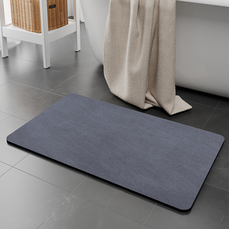 V888-ELOSUNG20624-202502261707-00 Blue Quick-Dry Absorbent Non-Slip Bath Rug for Bathroom, Kitchen & Entryway 60x90cm - Image 1