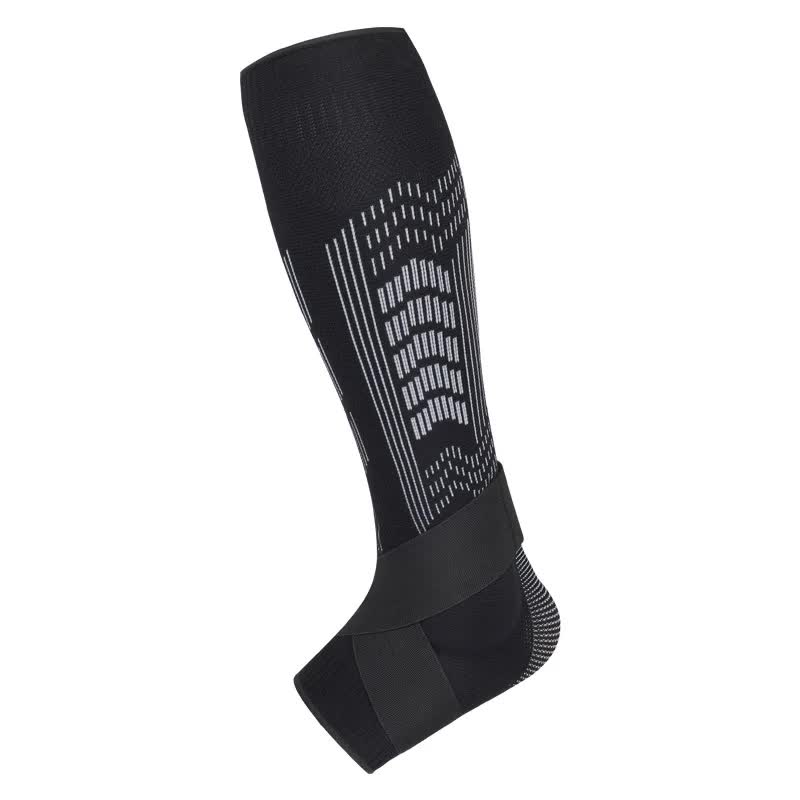 V888-ELOSUNG21067-226051-00 Size XL 1 Pair Black Compression Calf Sleeves for Sports - Adjustable Support for Running, Soccer, Hiking & More - Image 1