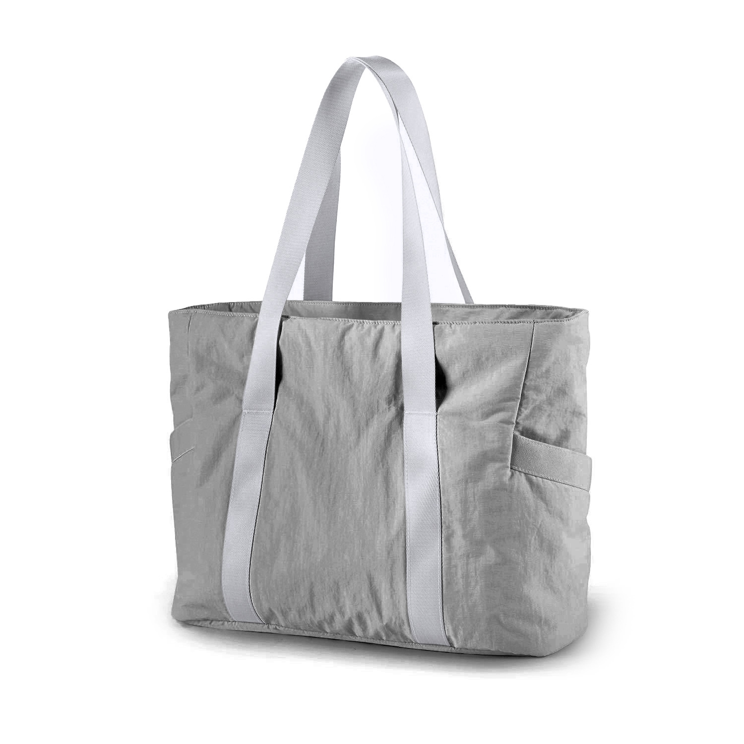 V888-ELOSUNG21173-226783-00 Grey Stylish and Practical Water-Resistant Tote Bag for Daily Use & Yoga - Spacious with Convenient Compartments - Image 1