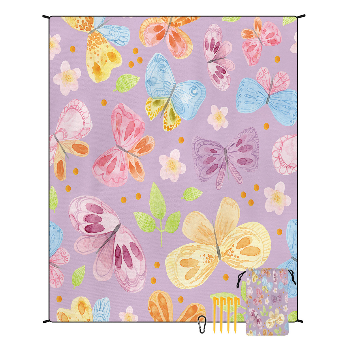 V888-ELOSUNG21234-202502241445-00 Style STD-001-25 Colorful Quick Dry Beach Mat Sand Proof Waterproof Outdoor Picnic Blanket - Compact & Lightweight - Image 1