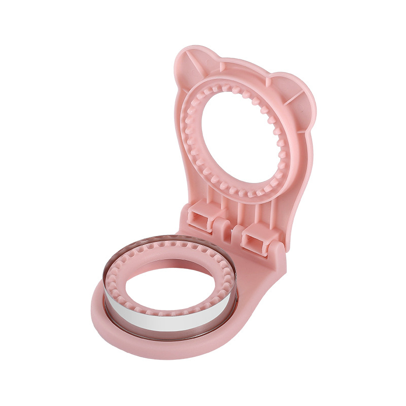 V888-ELOSUNG21437-202502281046-00 3 Pcs Pink Round Sandwich Sealer & Cutter - Safe Hand Guard Design, DIY Pocket Bread Mold - Image 1