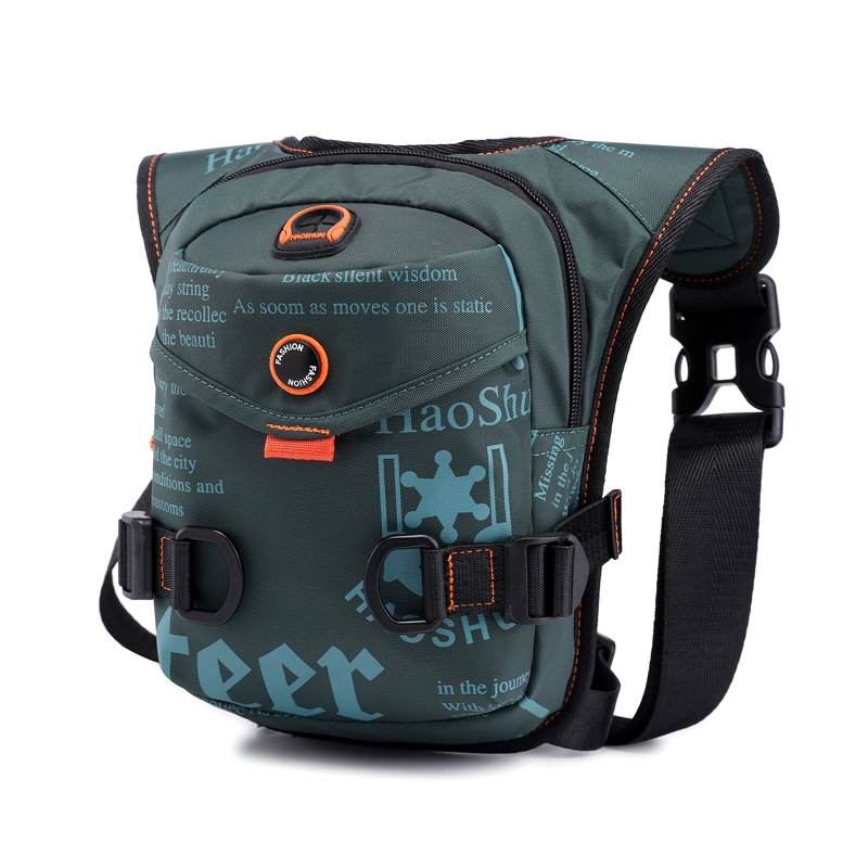 V888-ELOSUNG21541-202503041231-00 Dark Green Rugged Polyester Waist Pack - Stylish, Multi-Compartment Crossbody Bag for Outdoor Adventures - Image 1