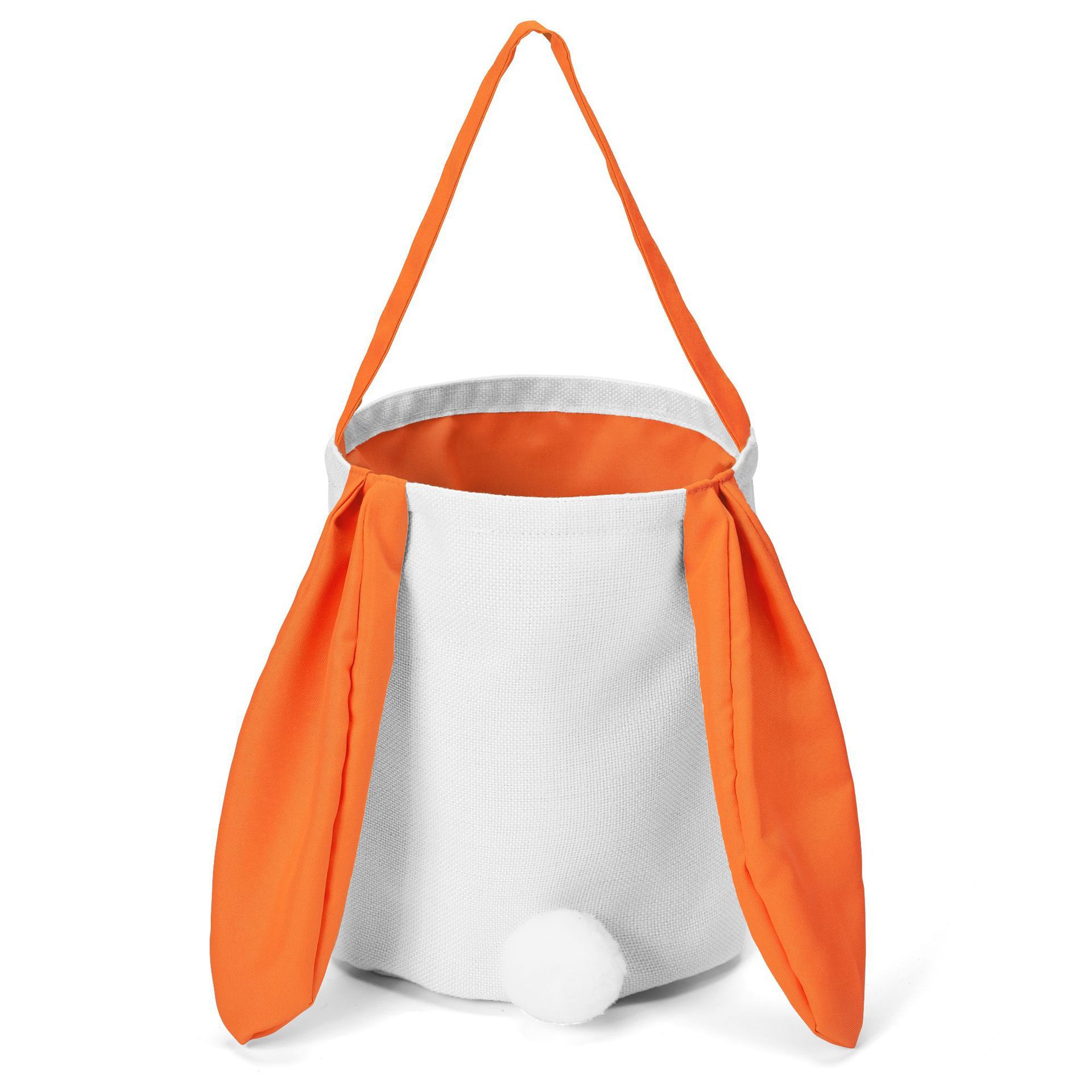 V888-ELOSUNG21583-202503071435-00 Orange Adorable Easter Bunny Ear Tote Bag - Stylish Rabbit-Themed Candy Bag - Image 1