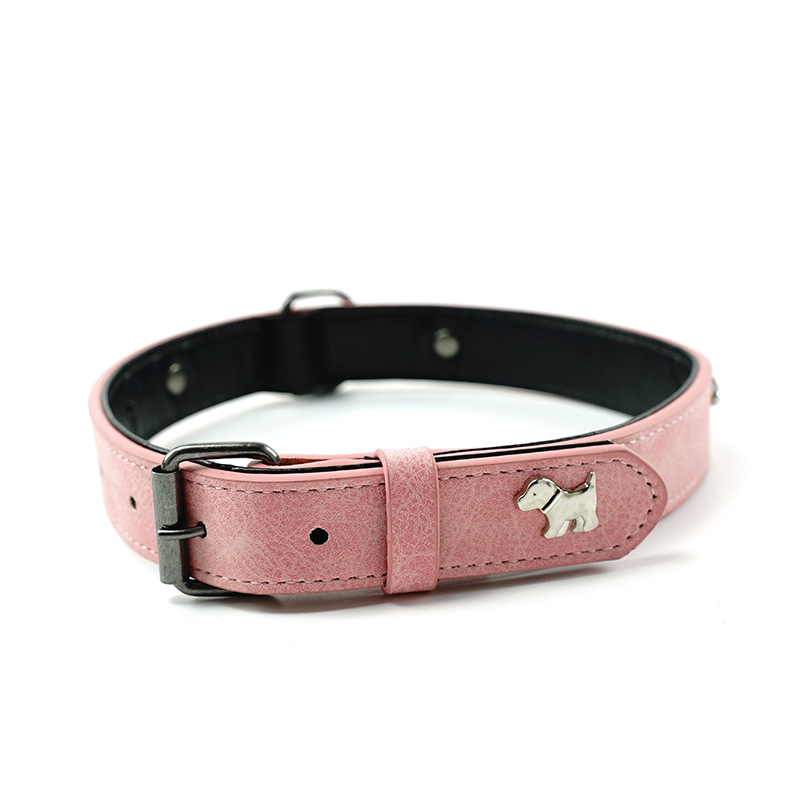 V888-ELOSUNG22021-202503131520-00 2 PCS Soft Leather Dog Collar - Adjustable & Durable for Medium/Large Dogs M-(58*2.5cm) - Image 1