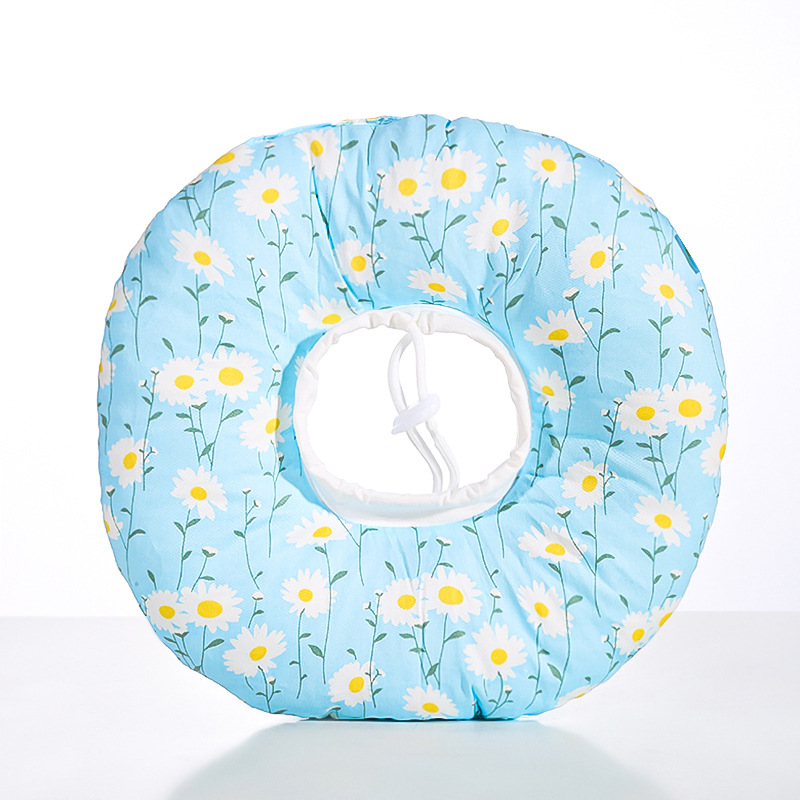 V888-ELOSUNG22042-202503141145-00 2 pcs Small Chrysanthemum Pet Recovery Collar - Comfortable Anti-Lick Cone for Cats & Dogs Size S - Image 1