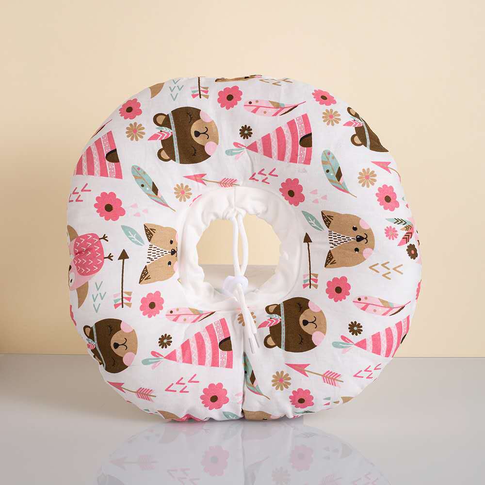 V888-ELOSUNG22051-202503141147-00 2 pcs Cupid's arrow pattern Pet Recovery Collar - Comfortable Anti-Lick Cone for Cats & Dogs Size M - Image 1