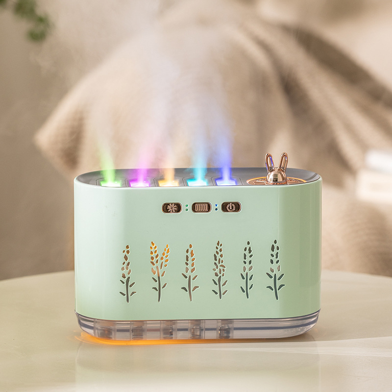 V888-ELOSUNG22068-202503141205-00 Green Dynamic Color Changing Humidifier - Sound Control & Auto Shut-Of - Image 1