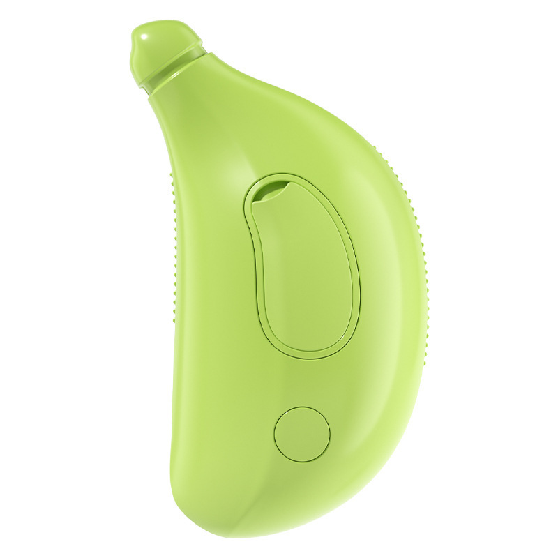 V888-ELOSUNG22071-202503141206-00 2 PCS Green Banana Electric Pet Brush | One-Click Spray, Massage, & Hair Removal - Image 1
