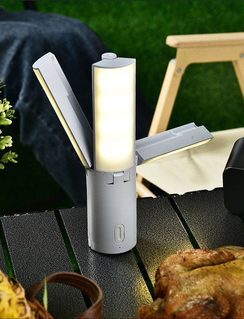 V888-ELOSUNG22119-202503181021-00 Foldable Camping Lantern - Multi-Functional Outdoor LED Tent Light (4000mAh) - Image 1