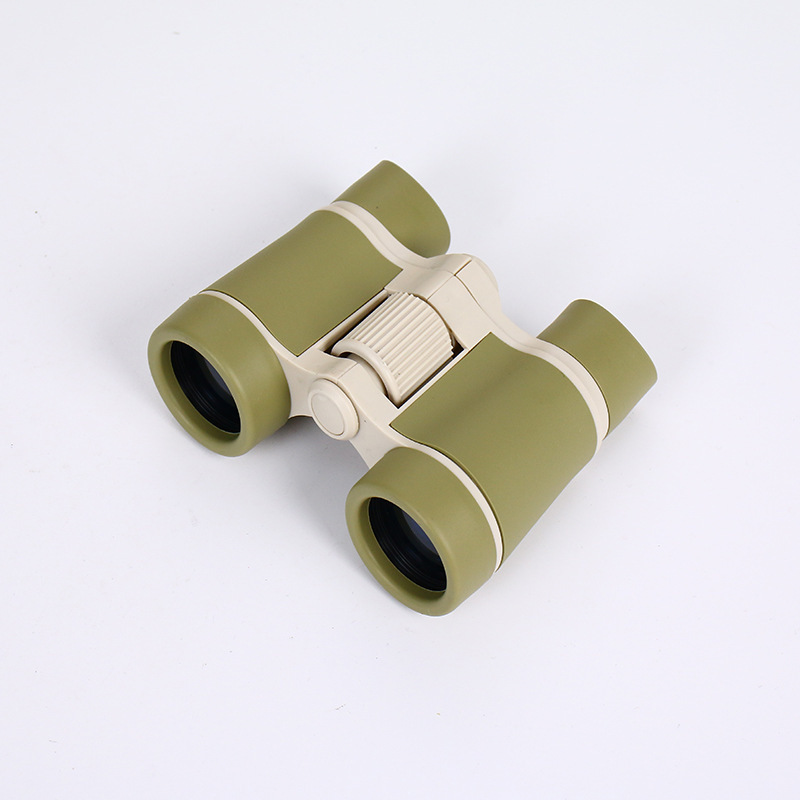 V888-ELOSUNG22446-202503251506-00 2 pcs Green Kids Toy Binoculars - 4x Magnification, Safe ABS Construction - Image 1
