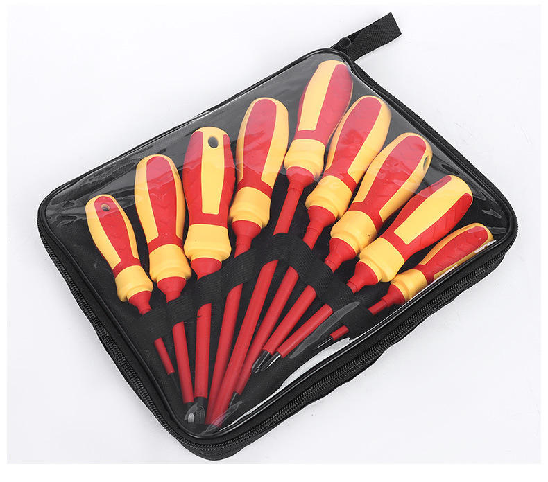 V888-ELOSUNG22564-202503282015-00 9-Piece Insulated Screwdriver Set - Home Repair & Electrical Work - Image 1