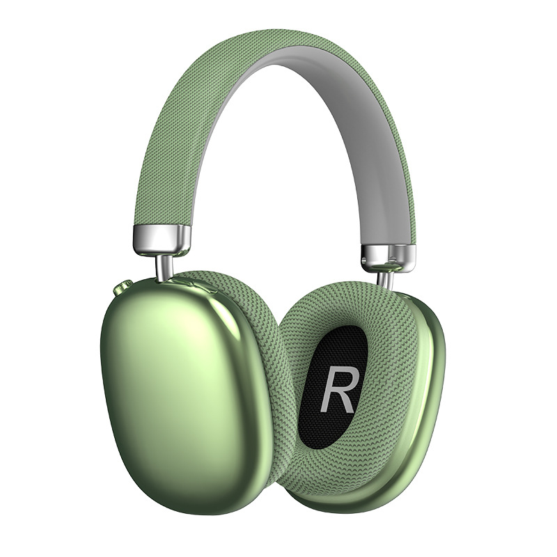 V888-ELOSUNG22623-202503282031-00 Green Wireless Over-Ear Headphones - Bluetooth 5.3, Knob Control - Image 1