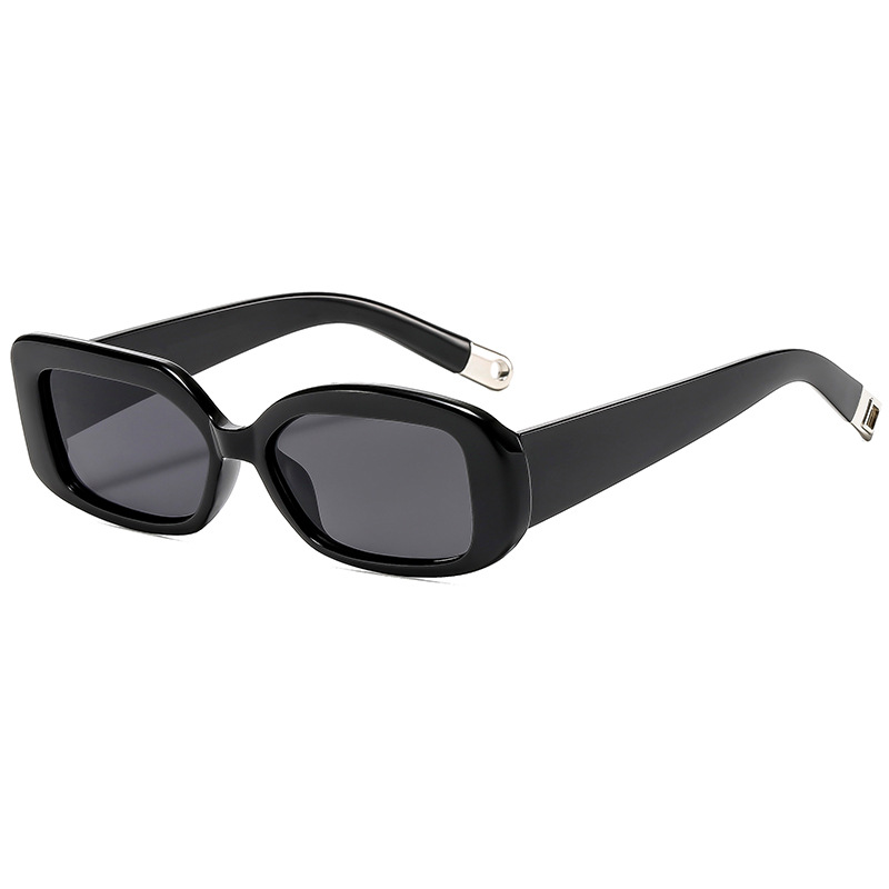 V888-ELOSUNG22658-202504011305-00 2-pcs Retro Rectangular Sunglasses for Women & Men - Image 1