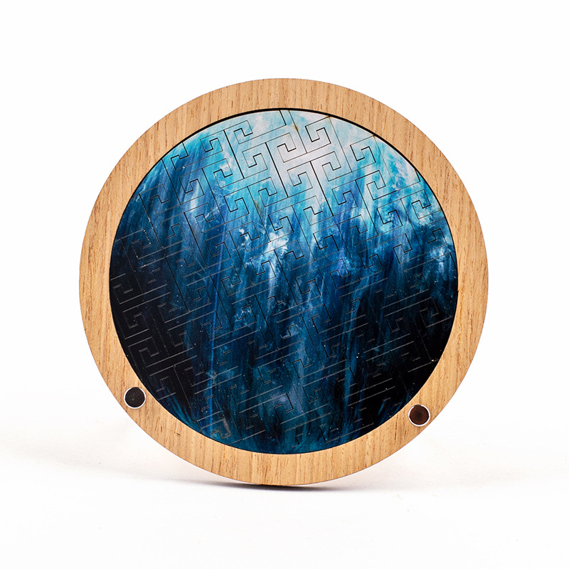 V888-ELOSUNG22748-202504011240-00 Uranus Wooden Jigsaw Puzzle - 59 Piece Solar System Jigsaw Puzzle - Image 1