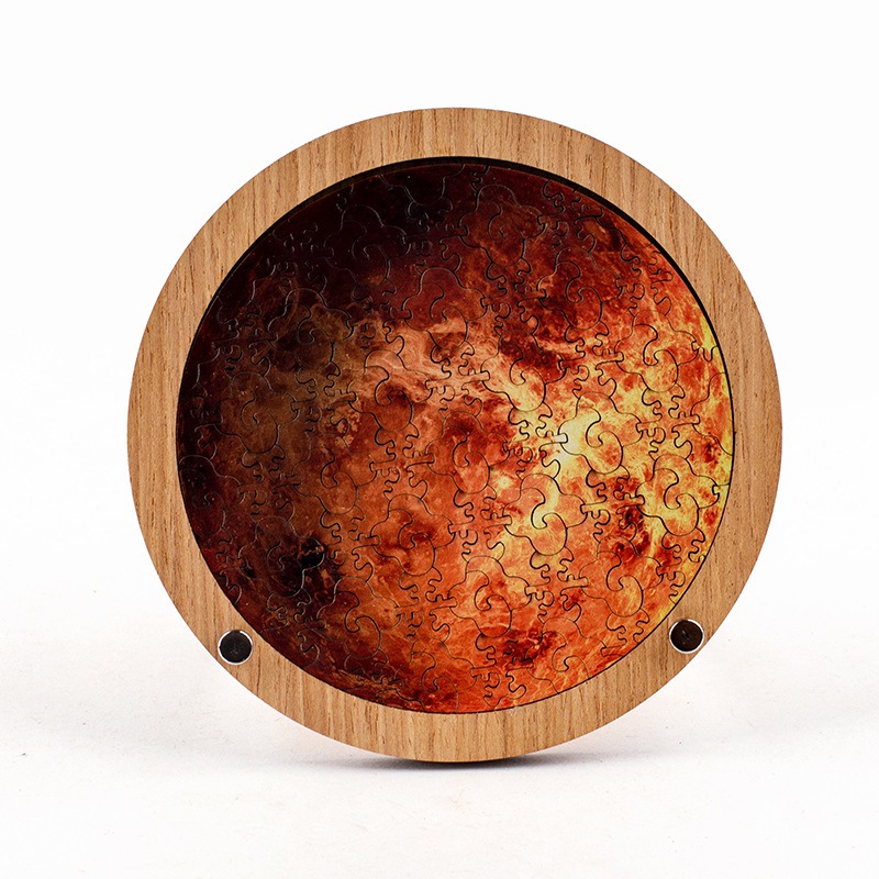 V888-ELOSUNG22788-202504031712-00 Venus Wooden Jigsaw Puzzle - 59 Piece Solar System Jigsaw Puzzle - Image 1