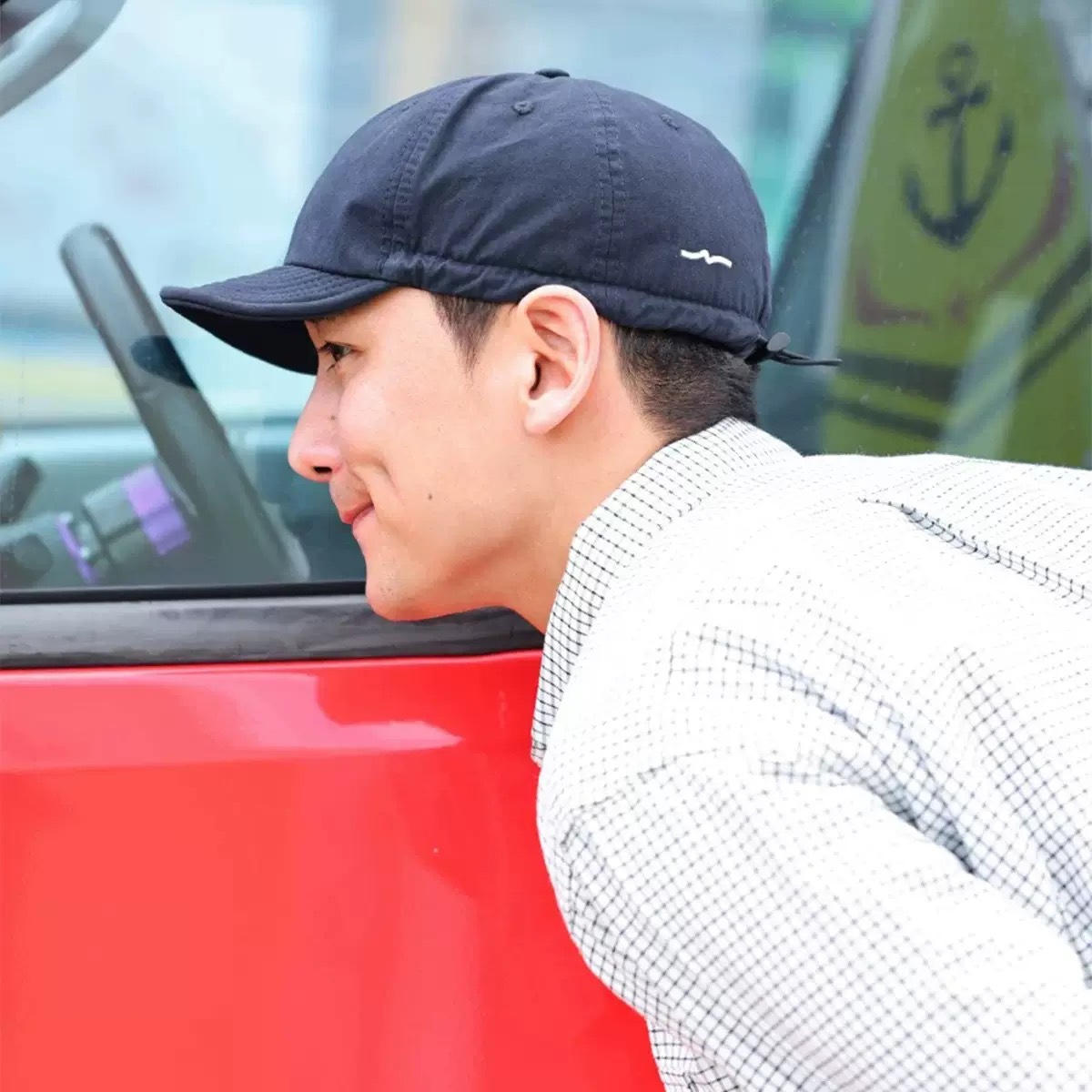 V888-ELOSUNG22857-202504141652-00 Navy blue Minimalist Baseball Cap - Unisex Retro Streetwear Hat - Image 1