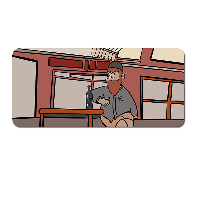 V888-ELOSUNG22912-202504141426-00 Oversized Cartoon Desk Pad - 90x40x0.4cm Mouse Mat, Non-Slip Base (Style 2) - Image 1