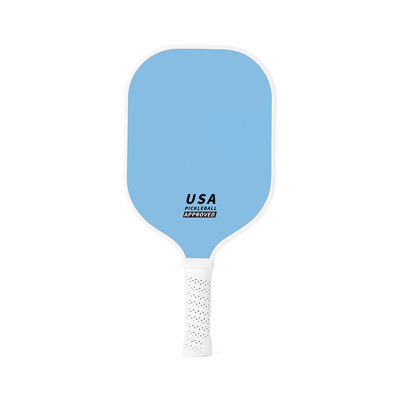 V888-ELOSUNG23634-202504141353-00 Blue Fiberglass Pickleball Paddle - Lightweight 215g with Anti-Slip TPU Grip for Outdoor Sports - Image 1