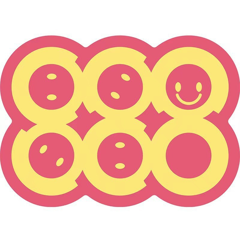 V888-ELOSUNG23850-202504141527-00 Style 2 Pink And Yellow Absorbent Diatomaceous Earth Pet Feeding Mat - Non-Slip & Quick Dry Placemat (50x80cm) - Image 1