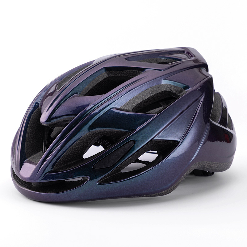 V888-ELOSUNG23980-202504171835-00 Dark Purple Lightweight Adult Bicycle Helmet - Adjustable Fit Road & Mountain Bike Safety Headgear (57-62cm) - Image 1
