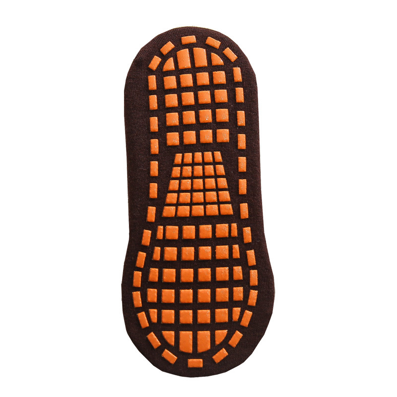 V888-ELOSUNG24142-202503251913-00 Ten Pairs Of Coffee Kids Non-Slip Trampoline Socks for Playground Early Education and Yoga Unisex Anti-Skid Floor Socks for 1-5 Years - Image 1