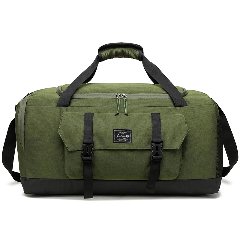V888-ELOSUNG24334-202504011252-00 Green Dry Wet Separation Gym Bag - Yoga Fitness Travel Duffel - Shoe Compartment - Image 1