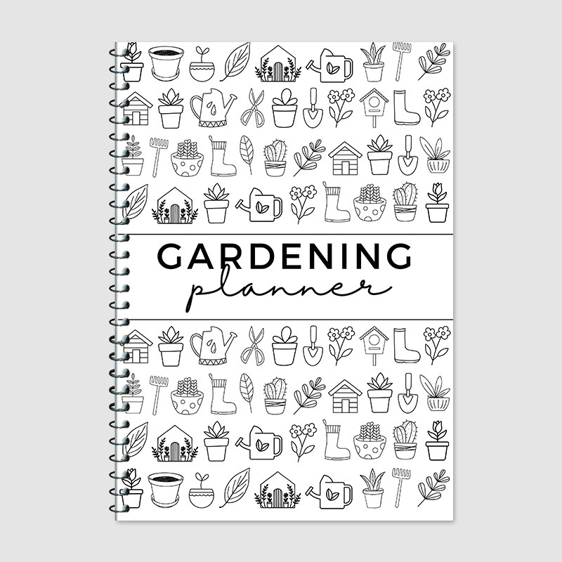 V888-ELOSUNG24570-202504141537-00 2-Pack Gardening Journal Set - 28.5x21cm (11.22x8.27in) Plant Care Tracker with Watering Schedule - Indoor/Outdoor Polarimeter Logbooks - Image 1