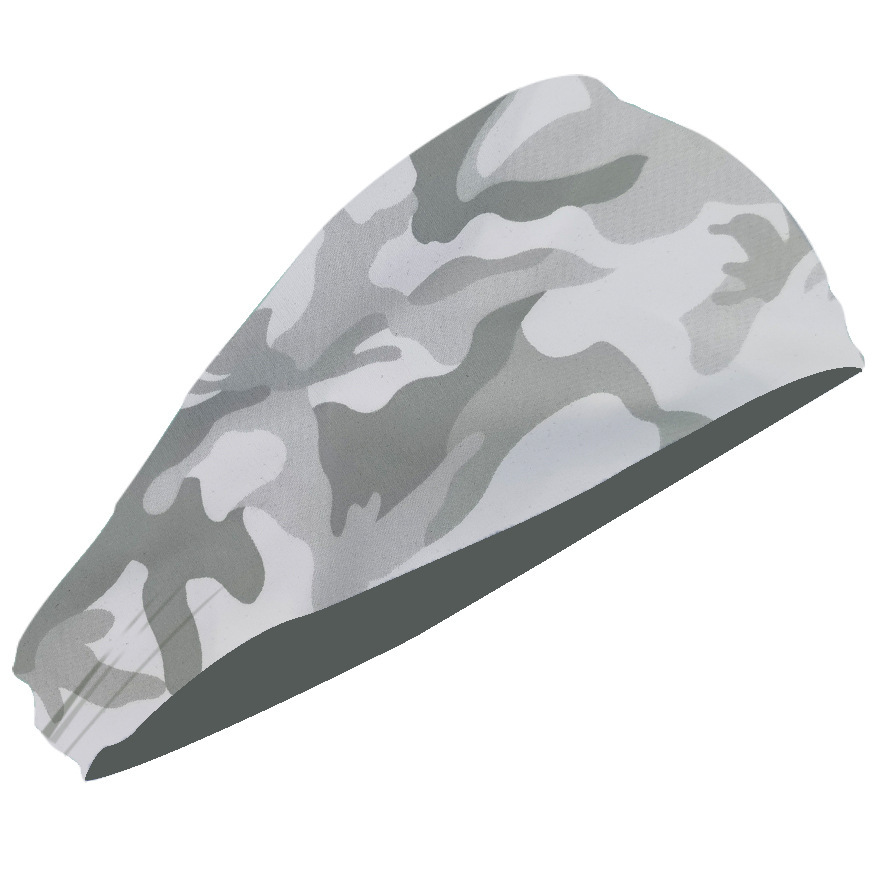 V888-ELOSUNG24626-202504141815-00 Camouflage Beige 5-Pack Wide Sports Headbands for Women - Non-Slip Yoga Headwraps with Sweat-Wicking Fabric (88% Nylon+12% Spandex) - Image 1