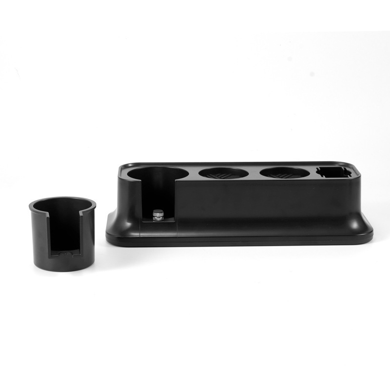 V888-ELOSUNG24731-202504171830-00 Black Espresso Coffee Tamping Station - Barista Tool Organizer for 51/53/58mm Portafilter, Tamper & Distributor - Image 1
