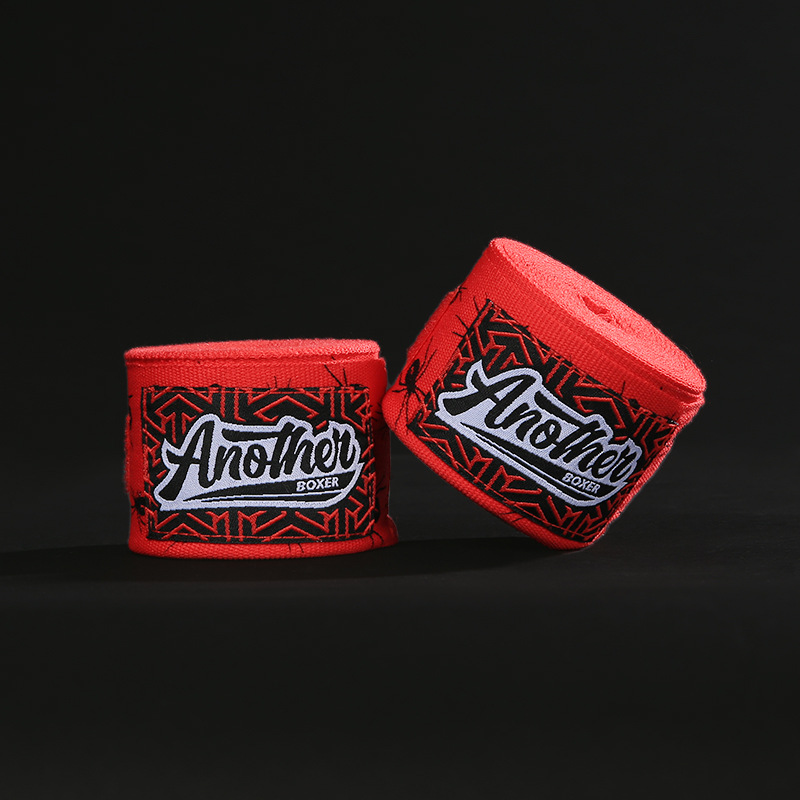 V888-ELOSUNG24765-202504171621-00 Red Spider Pro Grade 5m Boxing Hand Wraps - Printed Elastic Bandages for Training & Combat Sports (1 Pair) - Image 1