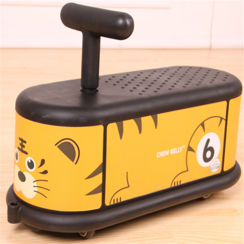 V888-ELOSUNG24920-202504211317-00 Tiger Quiet Ride Twist Car for Toddlers - Fun Wiggle Ride-On Toy - Image 1