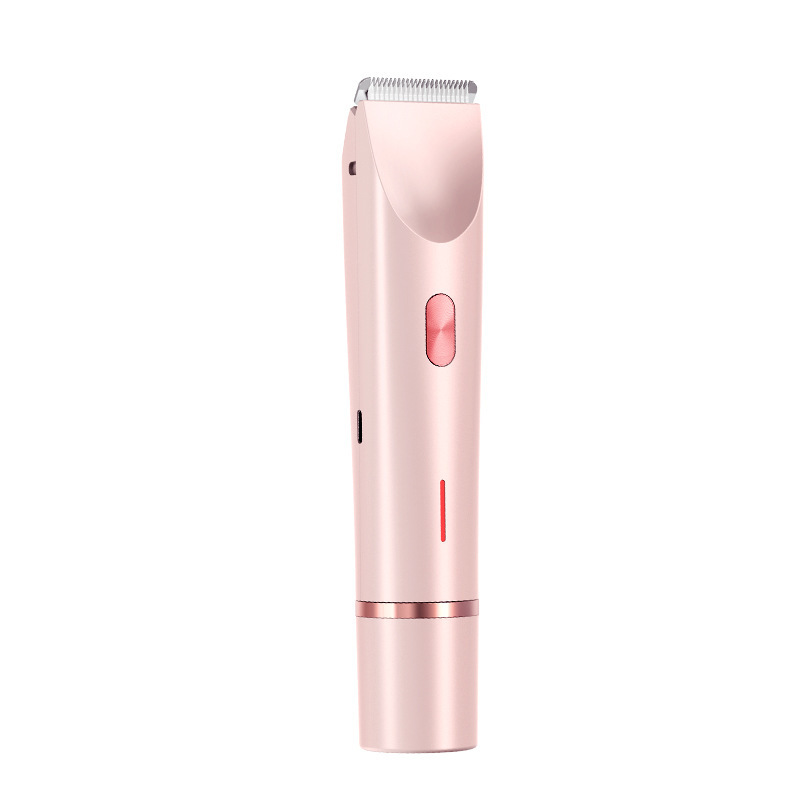 V888-ELOSUNG25679-202505081711-00 2-in-1 Ladies Electric Shaver & Trimmer - IPX7 Waterproof, USB-C Rechargeable, Dual Head Design(pink) - Image 1