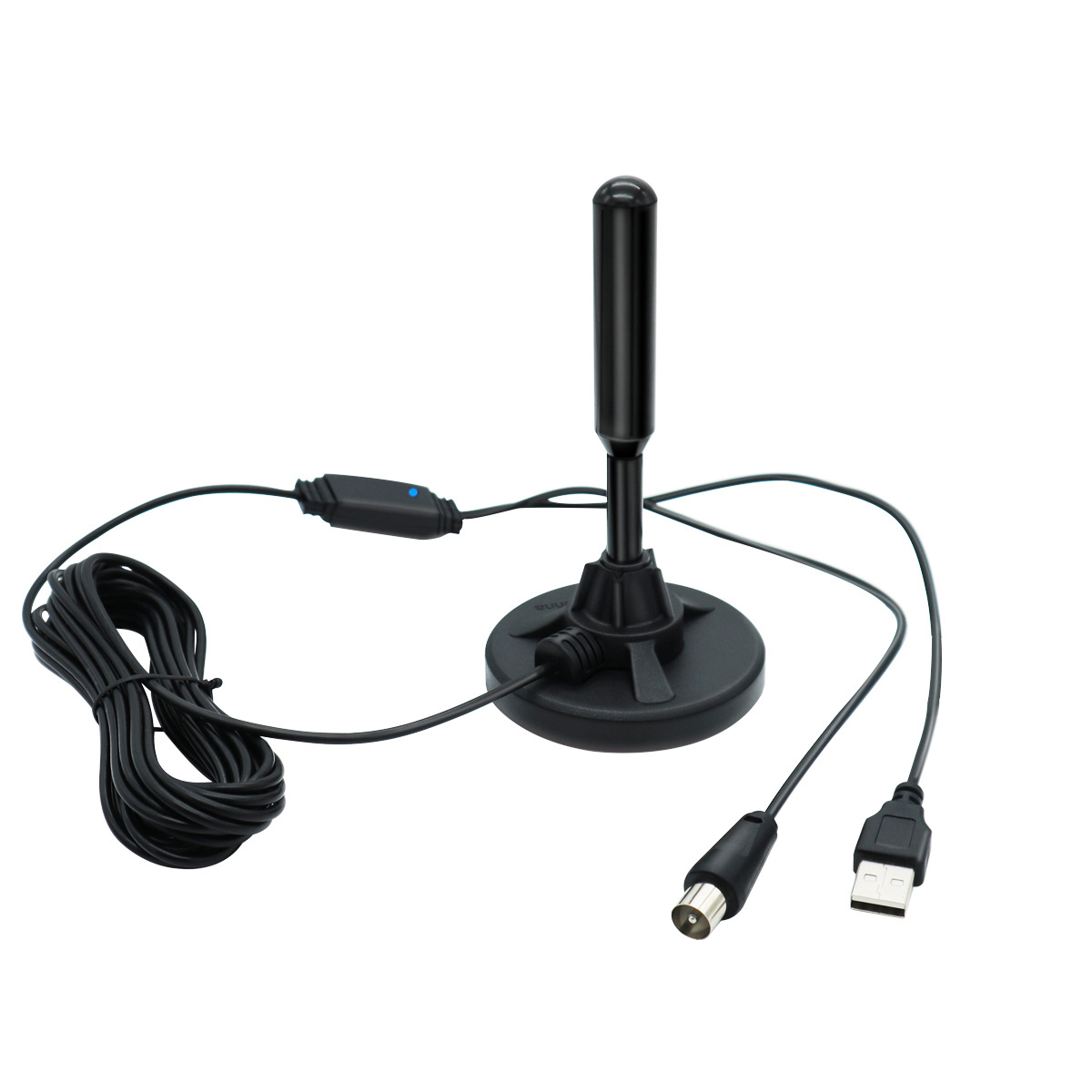 V888-ELOSUNG25801-202505131732-00 HD 4K Digital TV Antenna - 22dB High Gain, Long Range Reception with 5m Cable & IEC Connector - Image 1