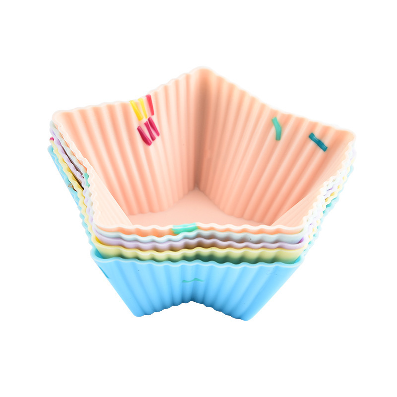 V888-ELOSUNG26727-202505131836-00 Style 2 Silicone Mini Cake Molds (30 Pack) - For Cupcakes, Desserts (7.8x7.5x2.8cm) - Image 1