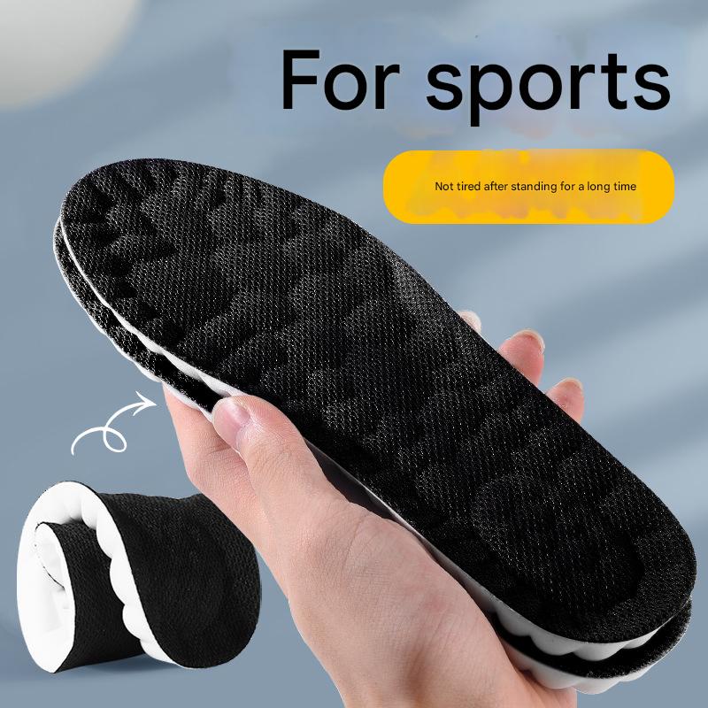 V888-ELOSUNG26953-202505191411-00 Black 5 pcs 4D Cloud Technology Shoe Inserts - High Rebound, Super Soft, Breathable, Athletic Support (size : 45-46/285mm) - Image 1