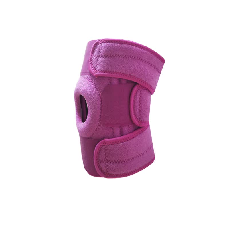 V888-ELOSUNG27330-202504301616-00 Pink Adjustable Knee Brace Support (Pair) with Dual Spring Stabilizers & Patella Gel Pad - Non-Slip for Sports Running Hiking - Image 1