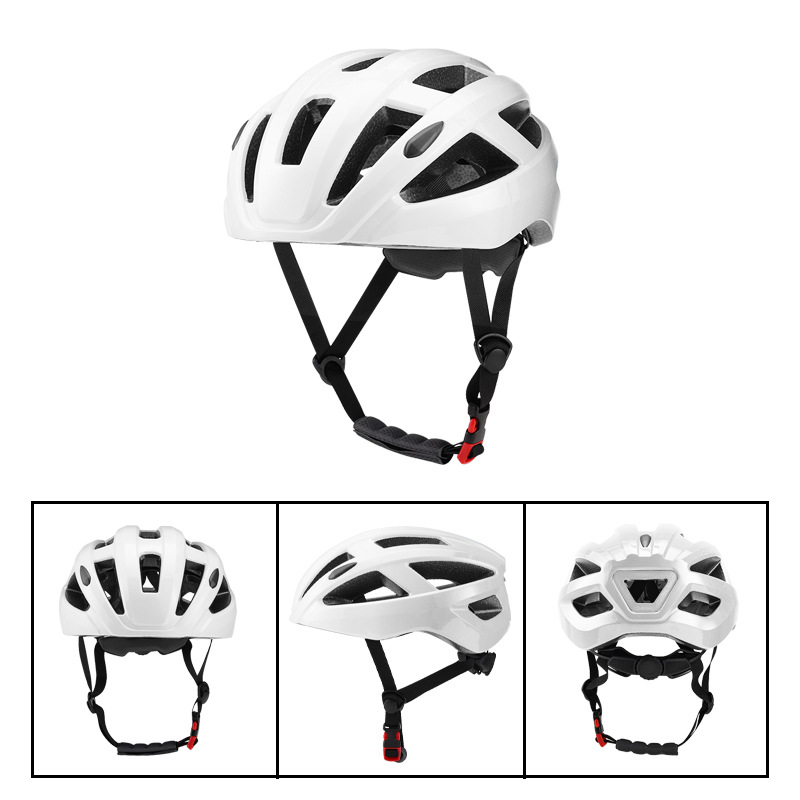 V888-ELOSUNG27450-202505131633-00 White Ultra-Light Adult Cycling Helmet - CE & CPSC Certified, In-Mold Safety for Road & Mountain Biking - Image 1