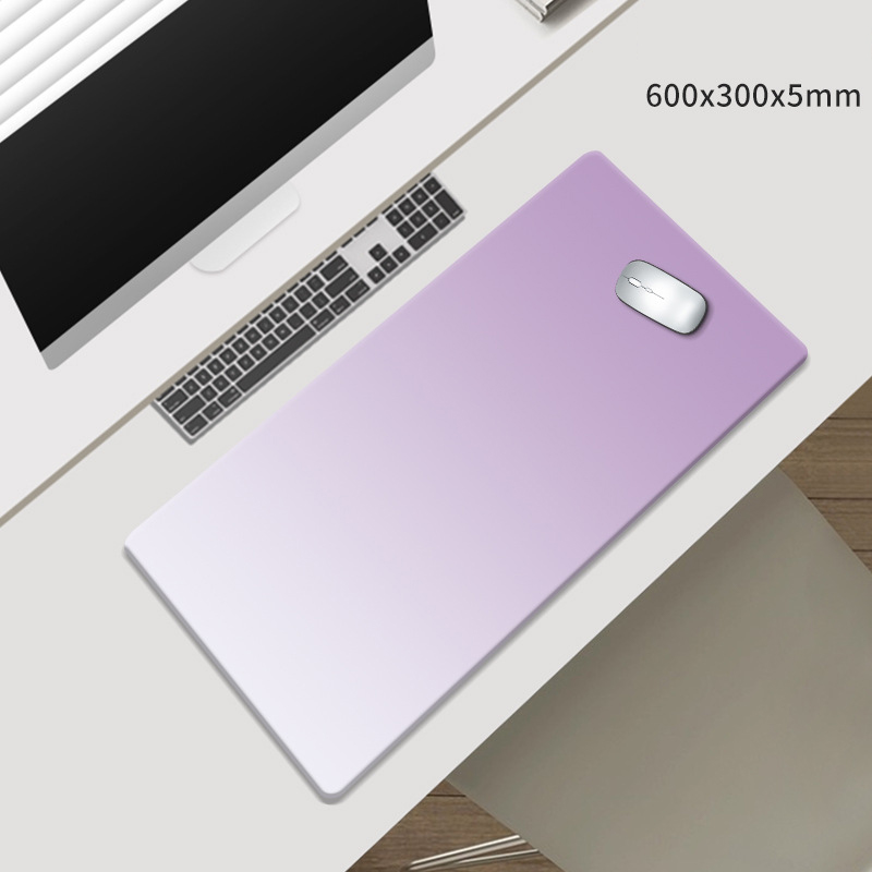 V888-ELOSUNG27582-202505131832-00 Purple Gradient Premium Large Silicone Mouse Pad - Non-Slip, 600x300mm for Office and Gaming - Image 1