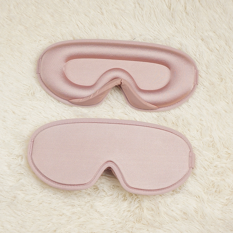 V888-ELOSUNG28042-202504281548-00 Pink Set of 2 3D Contoured Sleep Eye Masks - Total Blackout Memory Foam Blindfold with Lycra - Image 1