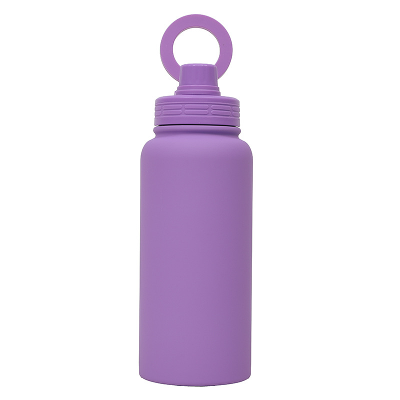 V888-ELOSUNG28188-202504281620-00 Purple Premium 35oz Stainless Steel Insulated Sports Bottle with Magnetic Phone Holder Lid - Image 1