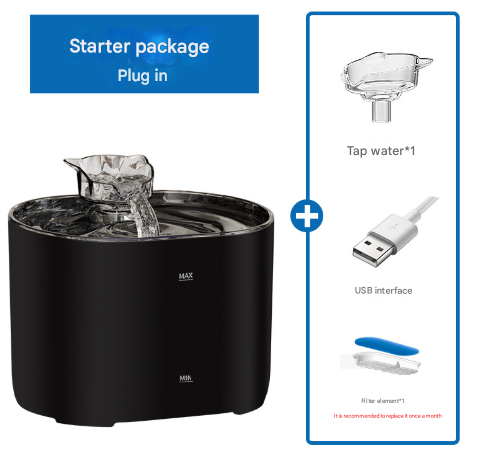 V888-ELOSUNG28246-202505061345-00 Introductory Version Automatic Pet Drinking Fountain for Cats & Dogs - Filtered Flowing Water - Image 1