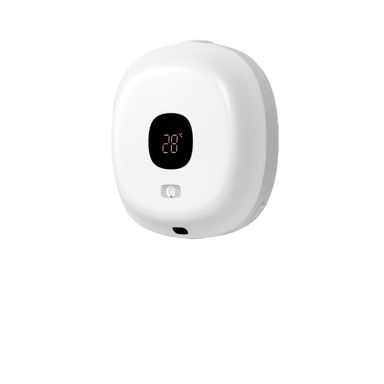 V888-ELOSUNG28279-202505071445-00 White Wall-Mounted No-Drill Automatic Foam Soap Dispenser - Infrared Sensor for Bathroom, 145x145x48mm - Image 1