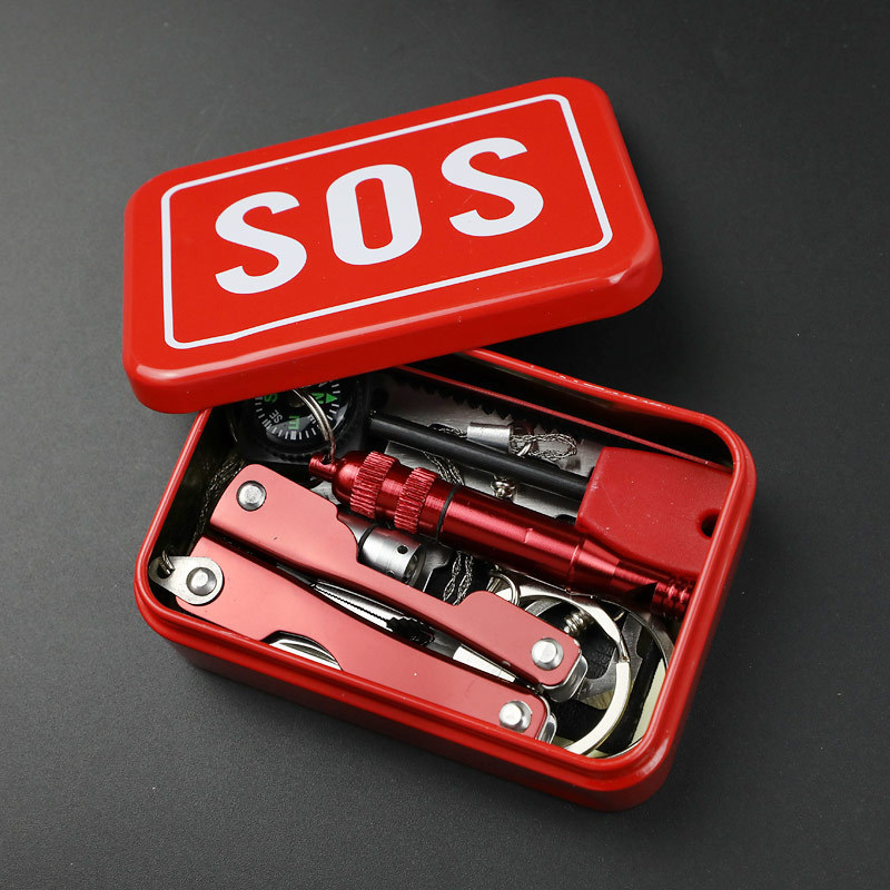 V888-ELOSUNG28433-202505131912-00 Compact SOS Survival Kit - 194 g Emergency Multi-Tool Set for Outdoor Adventures - Image 1