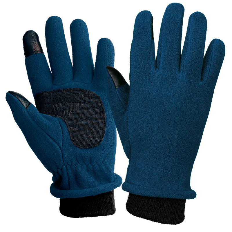 V888-ELOSUNG28439-202505131931-00 S Navy Blue Warm Windproof Touchscreen Gloves - Anti-Slip Grip for Winter Cycling & Outdoor Sports - Image 1