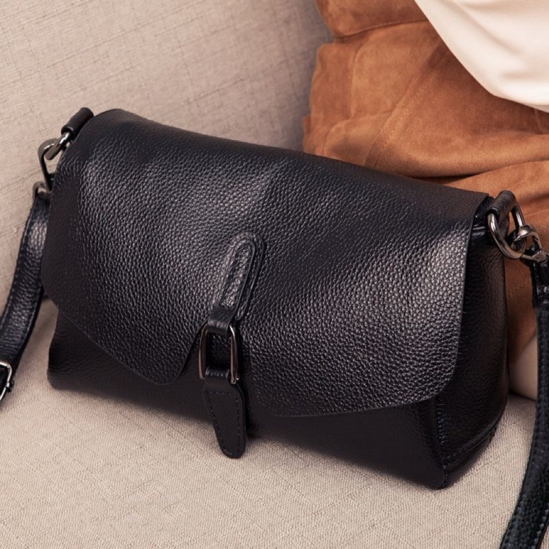 V888-ELOSUNG28571-202505151721-00 Genuine Leather Women's Crossbody Bag with Soft Cowhide Finish - Image 1