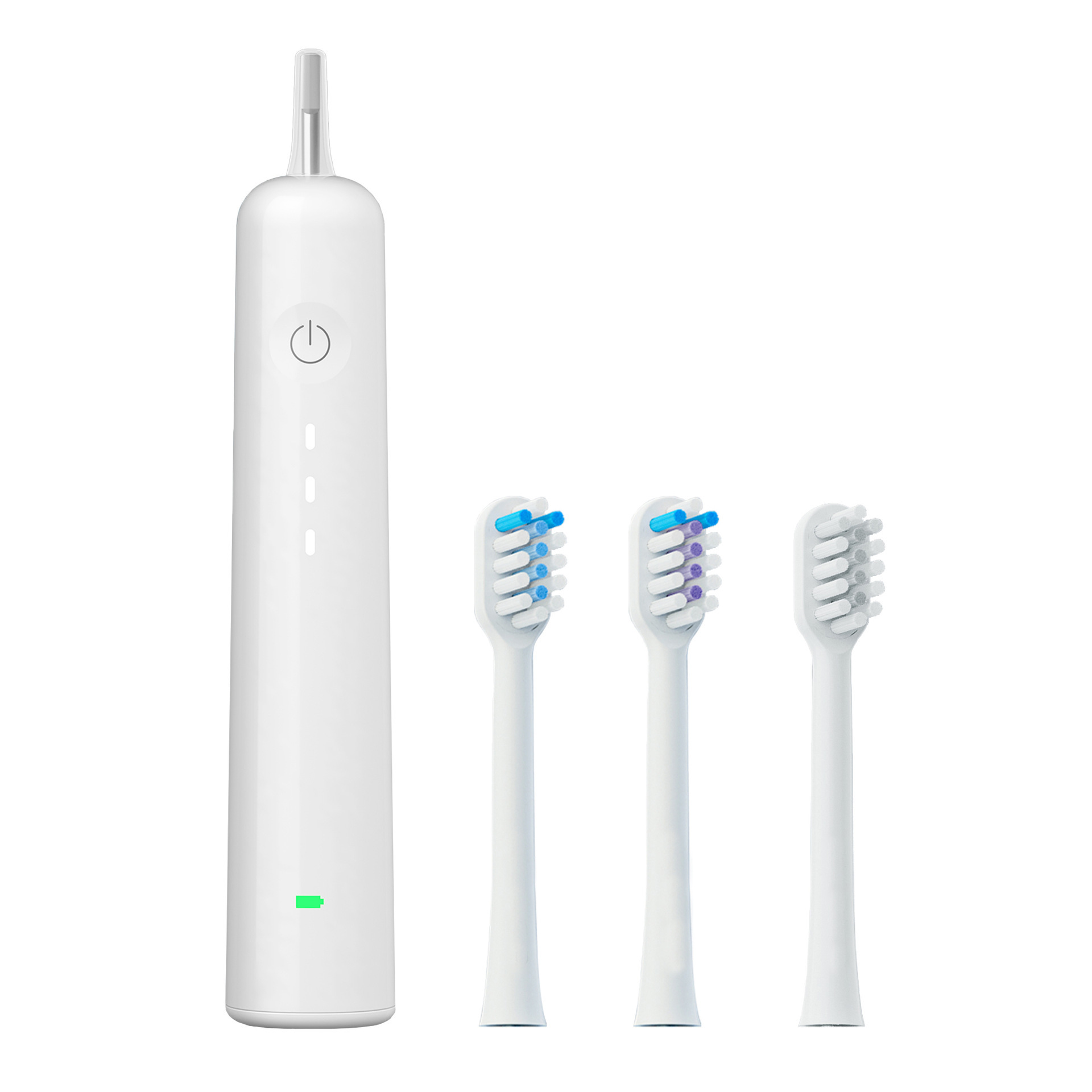 V888-ELOSUNG29327-202505281106-00 Electric Toothbrush with Ultra-Soft Gum Guard Brush Heads - IPX7 Waterproof, Ergonomic Design(white) - Image 1
