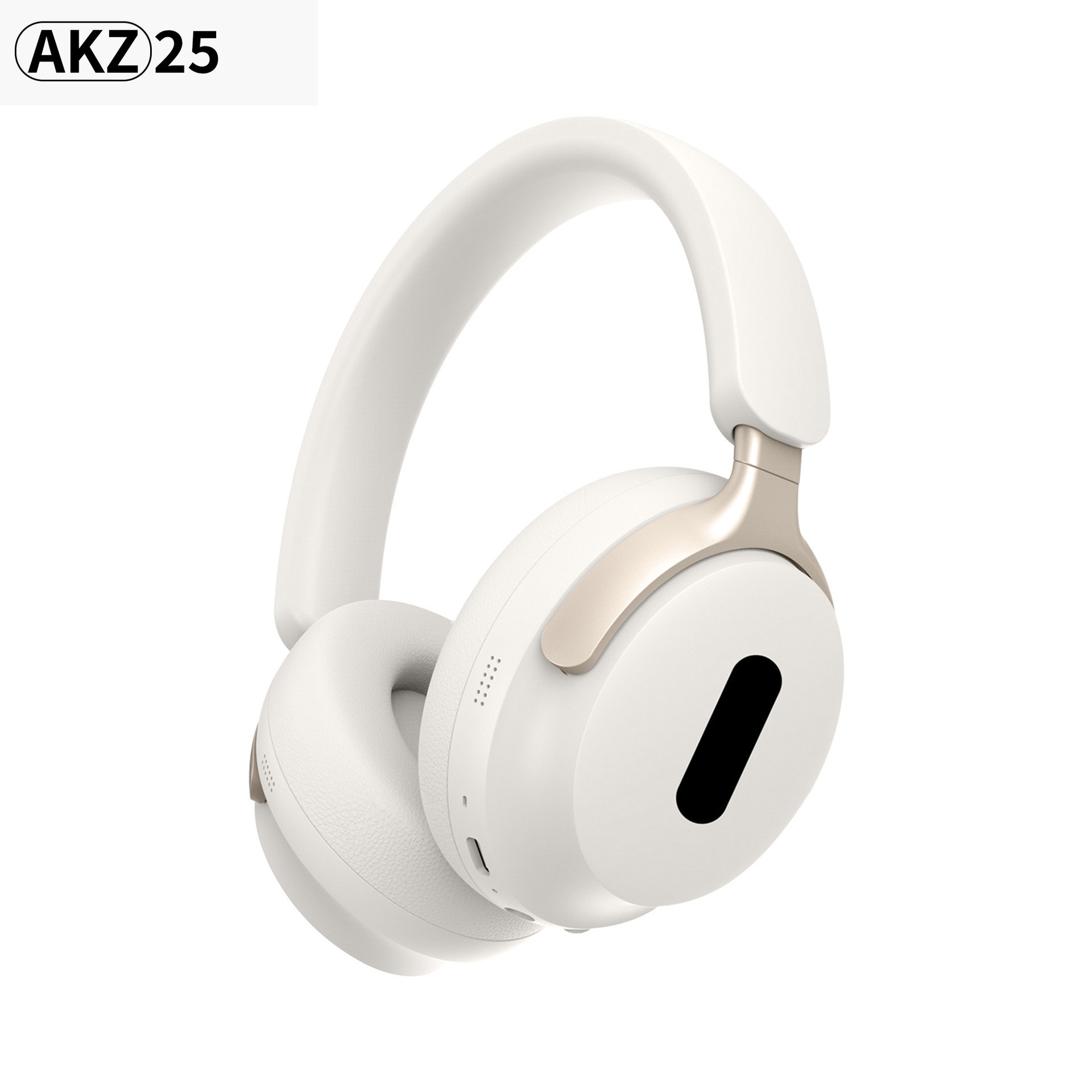 V888-ELOSUNG29769-202506190615-00 AKZ 25 Wireless Over-Ear Headphones - Bluetooth 5.3, Hi-Fi Audio, Noise-Isolating, Long Battery Life(white) - Image 1