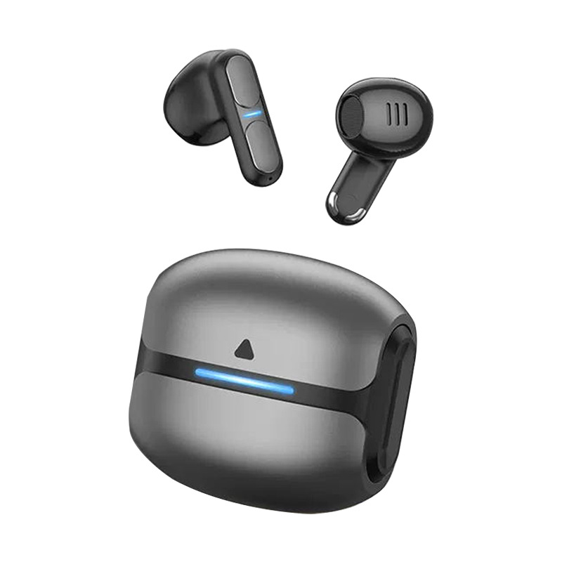 V888-ELOSUNG29903-202506191116-00 TWS Wireless Earbuds with Bluetooth 5.3 - 13mm Drivers, 21H Playtime, LED Charging Case(Black) - Image 1